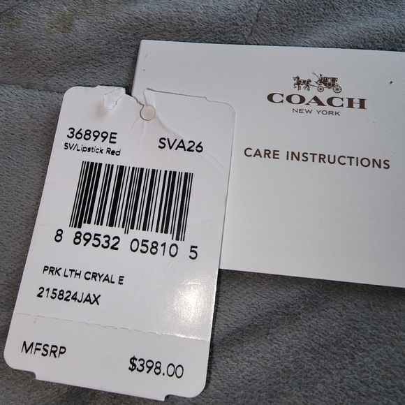 COACH EUC PARK SAFFIANO CARRYALL 36899 SATCHEL - Picture 8 of 10